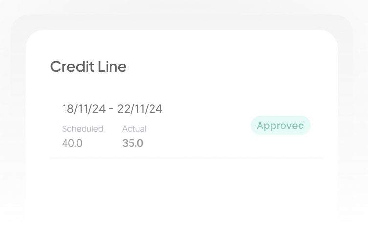 Flexible credit solutions